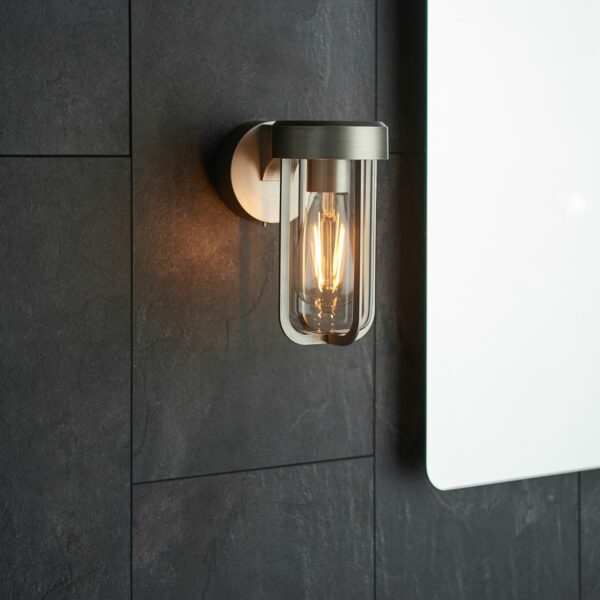 Gold Alva Outdoor Wall Light | Aged Pewter