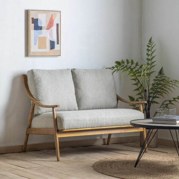 Crewe 2 Seat Sofa | Natural Grey