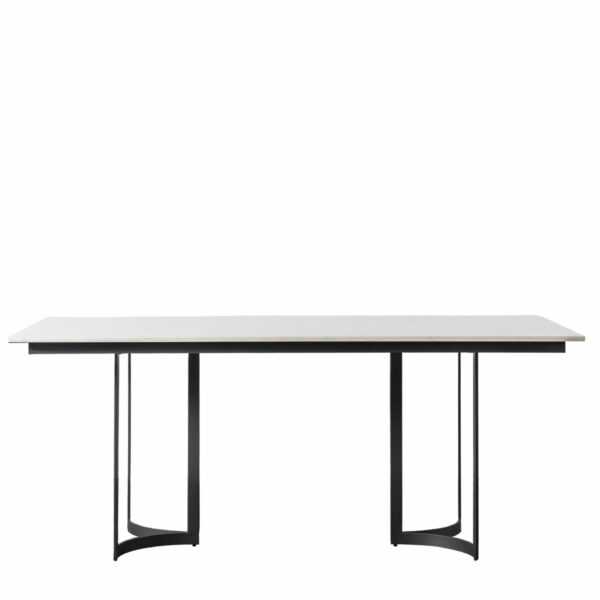 Everton Dining Table | Black & White