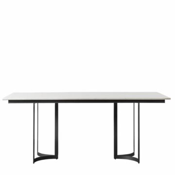 Everton Dining Table | Black & White