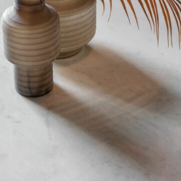 Everton Dining Table | Gold & White