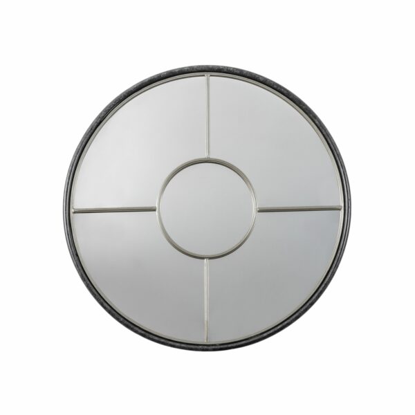 Rocca Mirror | Black and Silver