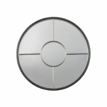 Rocca Black Mirror | Silver | Assembled