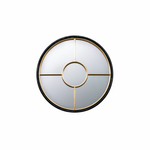 Rocca Mirror | Small | Black | Gold