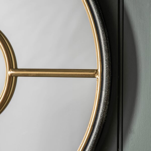 Rocca Mirror | Small | Black | Gold