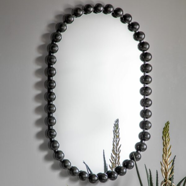 Ceretti Mirror | Rounded Rectangle | Black