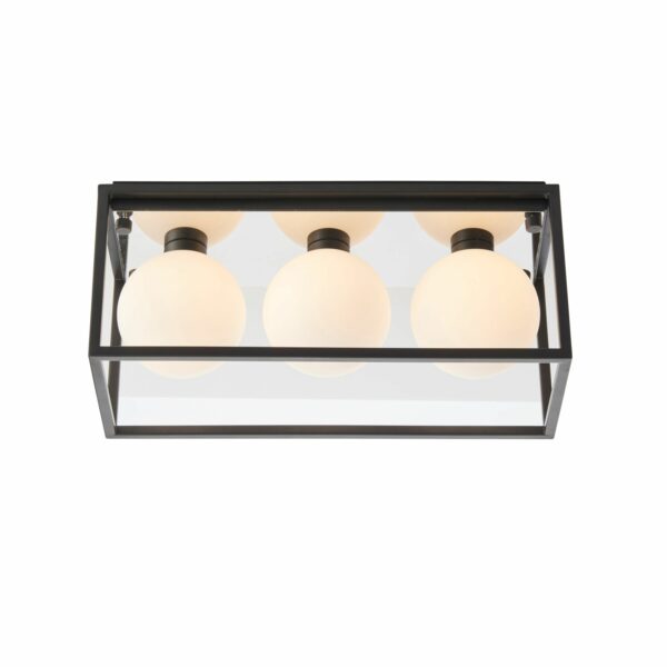 Barber 3 Ceiling Light | Black