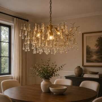 Florence Pendant Light | Champagne Gold