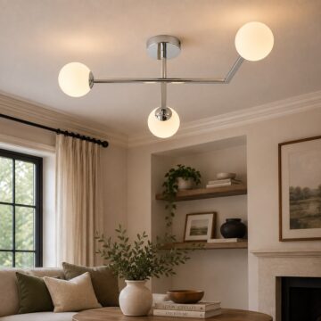 Bodiam Bathroom Light | Chrome