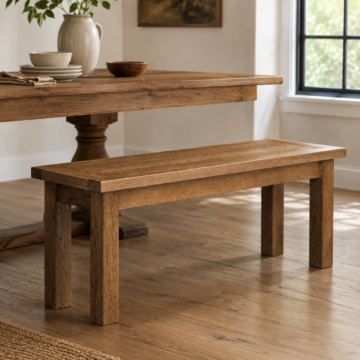 Wynyard Large Bench | Rustic Oak