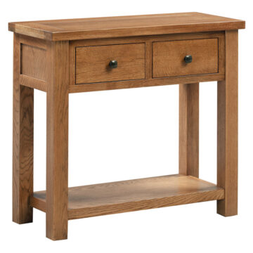 Wynyard Rustic 2 Drawer Console Table