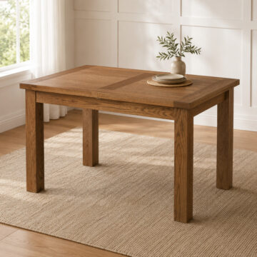 Wynyard Rustic Dining Table With 1 Extension | 120 - 153cm