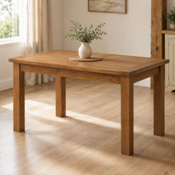 Wynyard Rustic Dining Table With 2 Extensions | 132 - 198cm