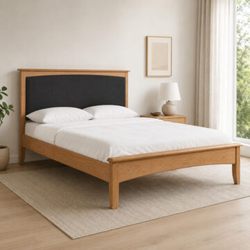 Tiree Oak 4'6 Double Bed