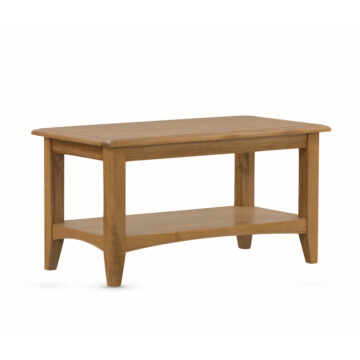 Tiree Oak Small Coffee Table with Shelf