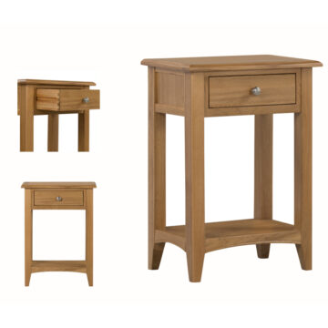 Tiree Oak Telephone Table