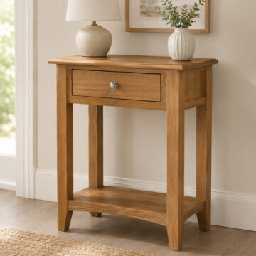 Tiree Oak Telephone Table