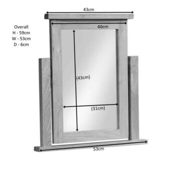 Wynyard Rustic Mirror