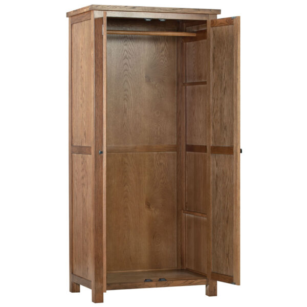 Wynyard Rustic Double Wardrobe