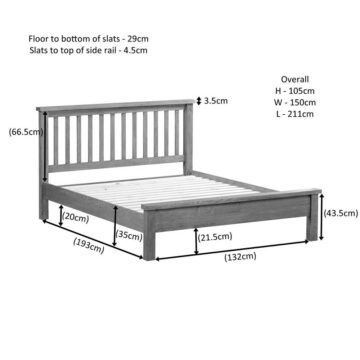 Wynyard Rustic Double Bed