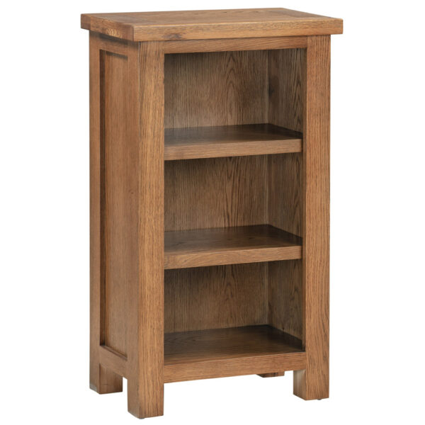 Wynyard Rustic Small Oak Bookcase