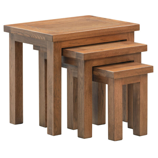 Wynyard Rustic Nest Of 3 Tables