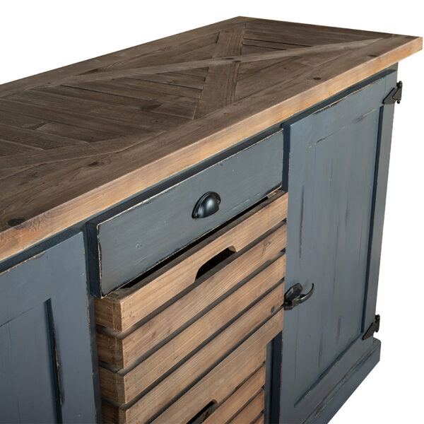 Aberdeen Blue Large 2+3 Sideboard