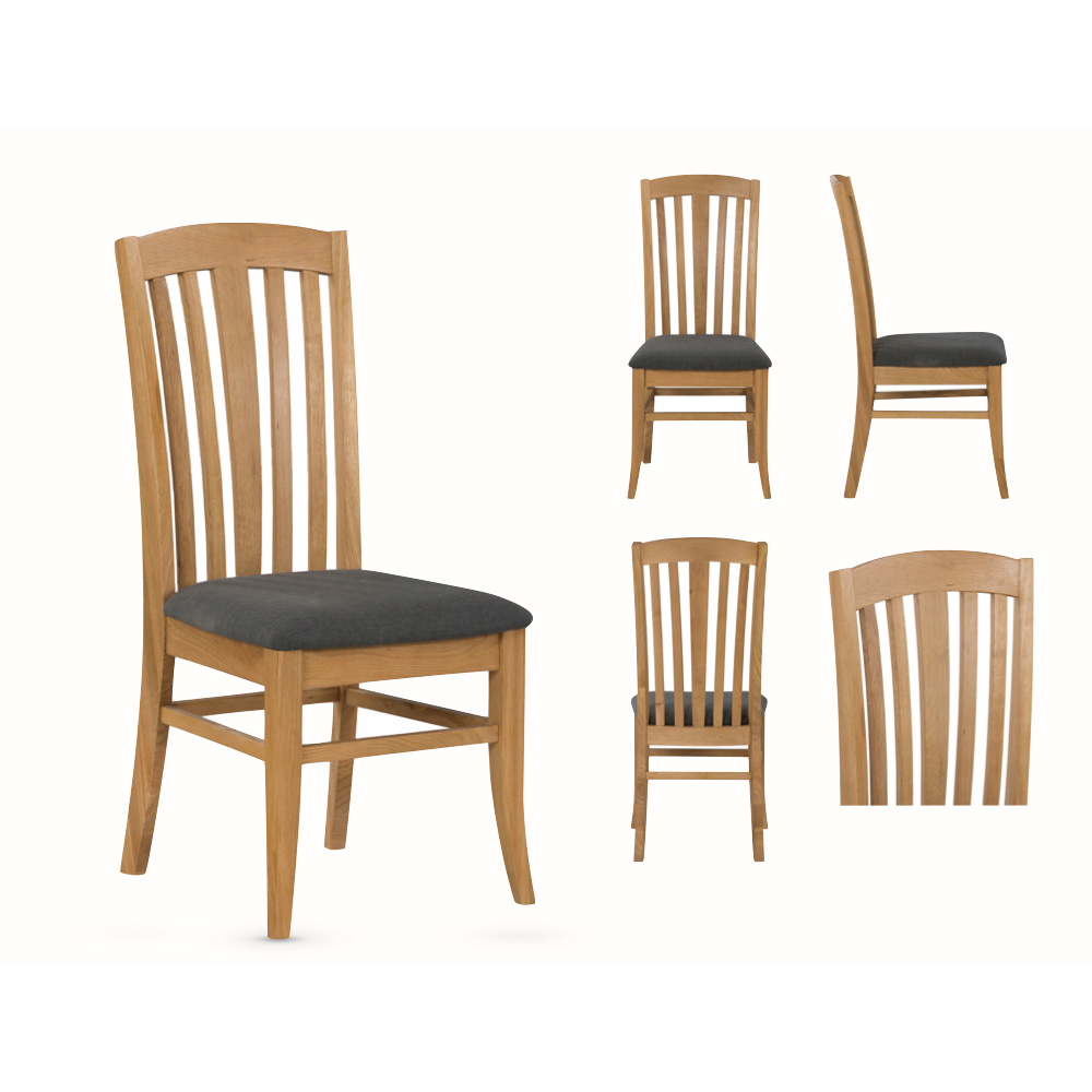 Tiree Oak Dining Chair Oak World