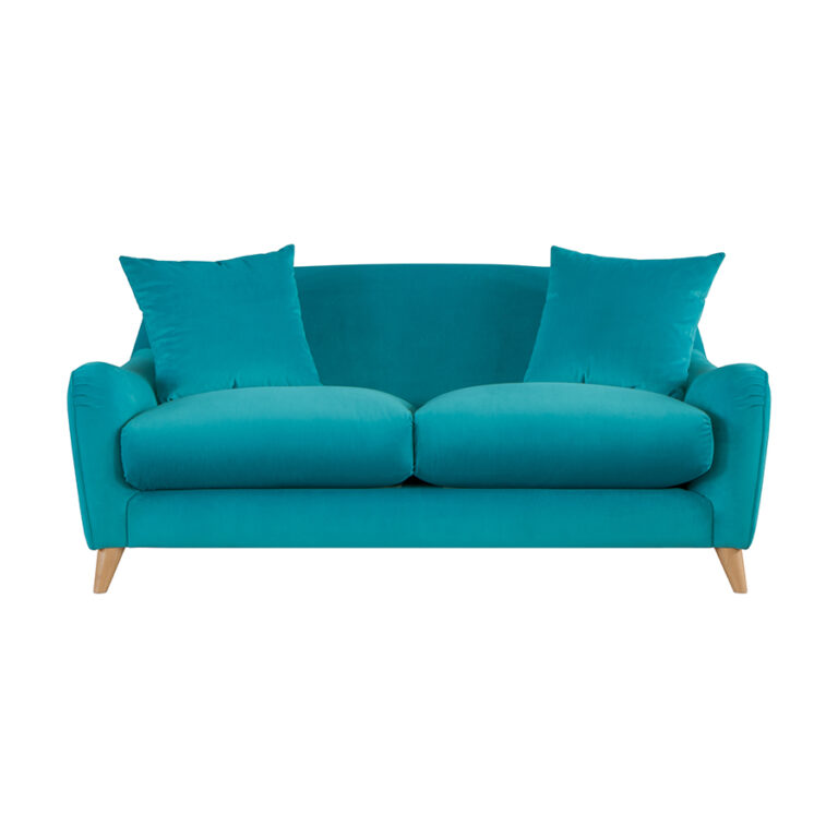 Gatlin Medium Sofa Blue Grass Oak World