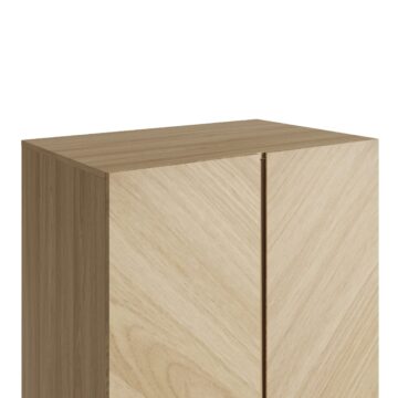 Phoenix 2 Door Wardrobe with Drawer | Euro Oak Finish
