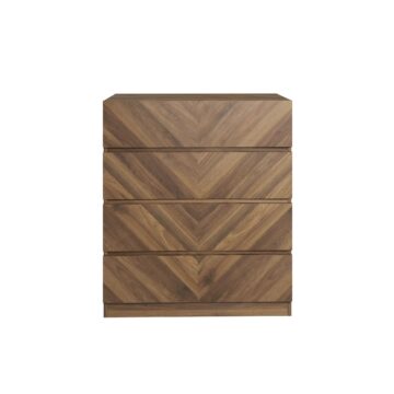Phoenix 4 Drawer Chest | Royal Walnut Finish