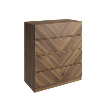 Phoenix 4 Drawer Chest | Royal Walnut Finish