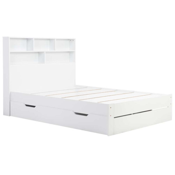 Alfie Double Storage Bed | White