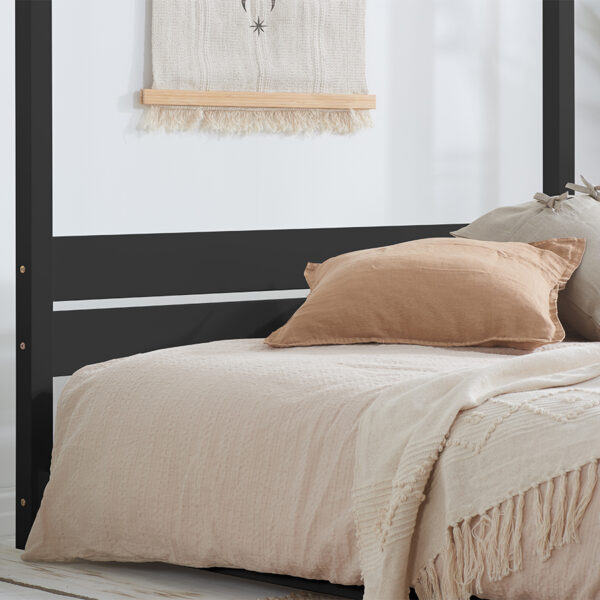 Darwin Four Poster King Bed | Black