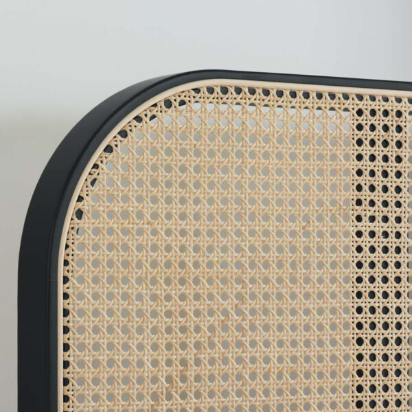 Margot Double Rattan Bed | Black