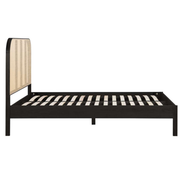 Margot King Rattan Bed | Black