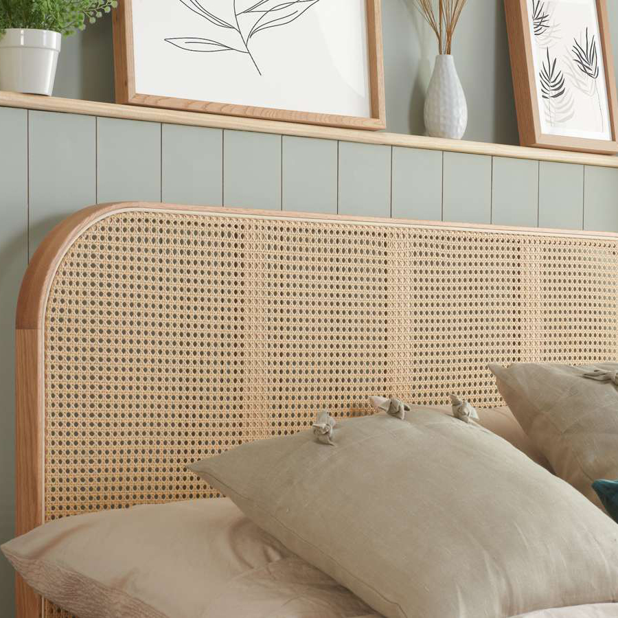 Wicker headboard double discount