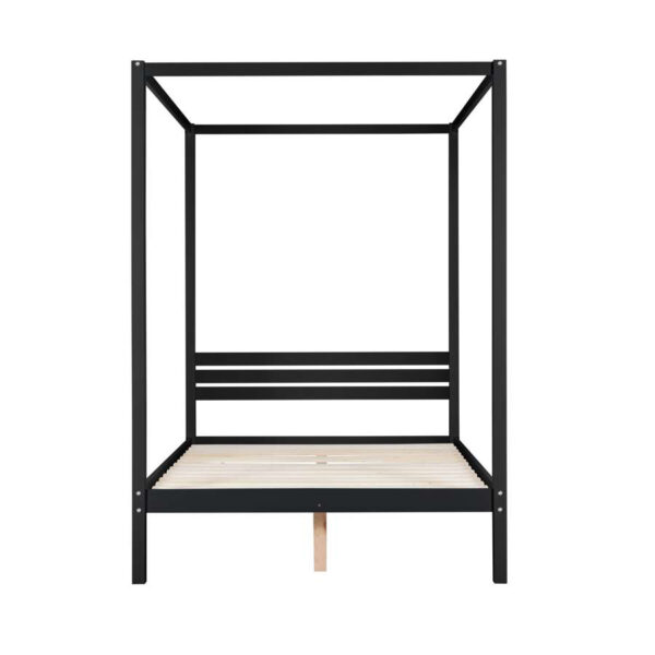 Mercia Four Poster Double Bed | Black