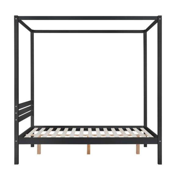 Mercia Four Poster Double Bed | Black