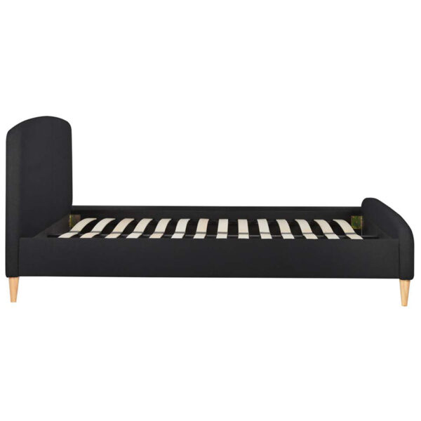 Otley Double Bed | Charcoal Grey