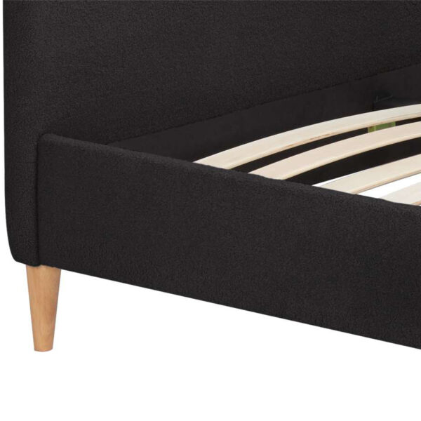 Otley Double Bed | Charcoal Grey