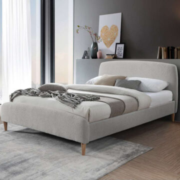 Otley Double Bed | Dove Grey