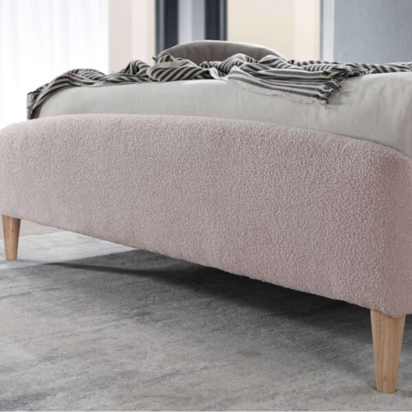 Otley Double Bed | Blush Pink