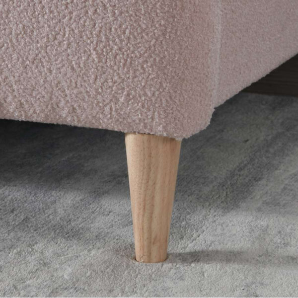 Otley Double Bed | Blush Pink