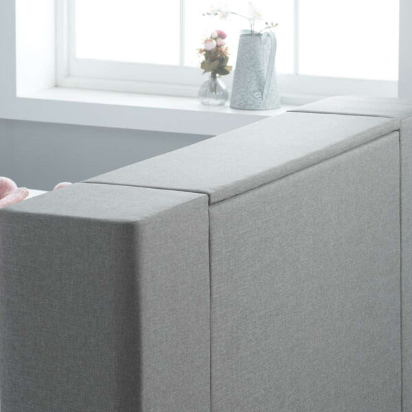Plaza Double TV Bed | Grey