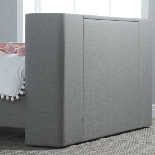 Plaza Double TV Bed | Grey