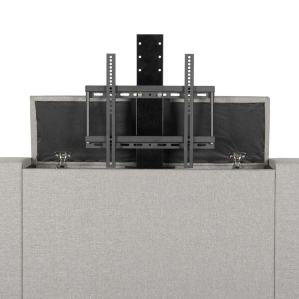 Plaza Double TV Bed | Grey