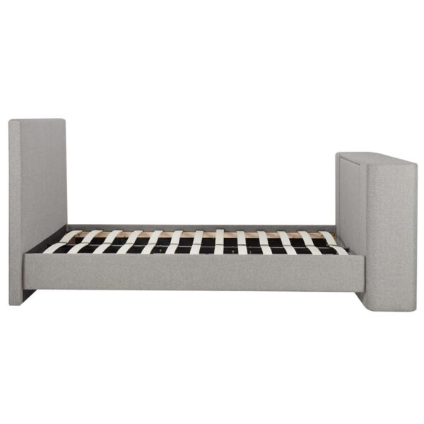 Plaza Double TV Bed | Grey