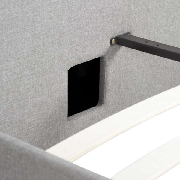 Plaza Double TV Bed | Grey