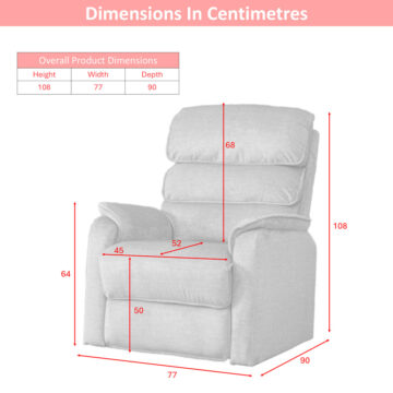 Savoy Chair Electric Recliner | Grey